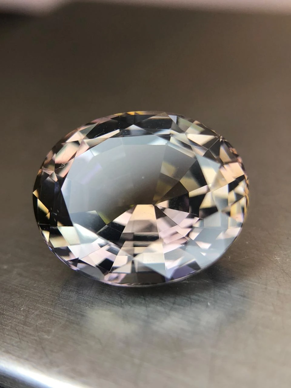 Natural Untreated Tanzanite 9.2 carats in Classic Oval Step Cut — view 3